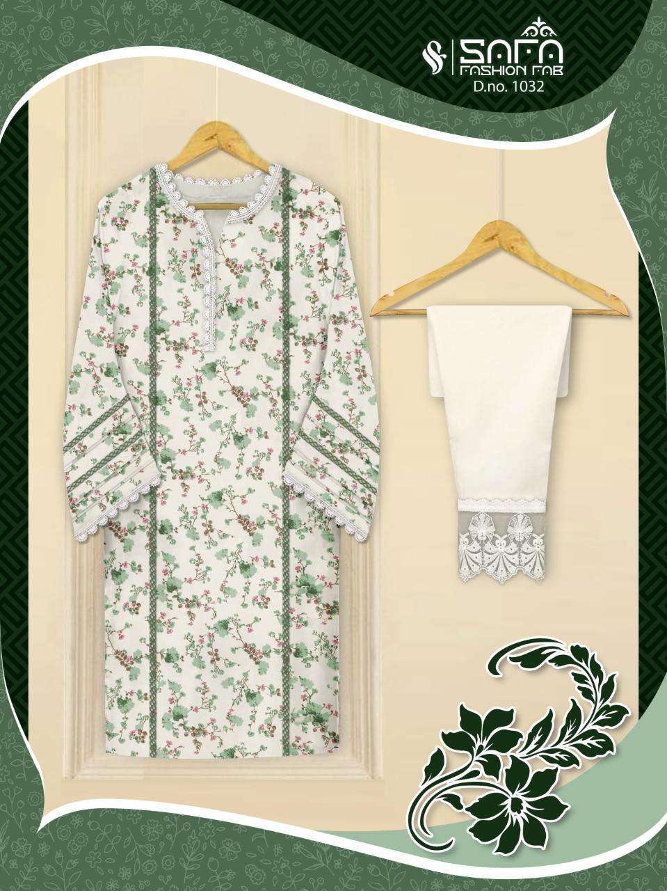 safa 1032 pure georgette pakistani kurti with pant collection