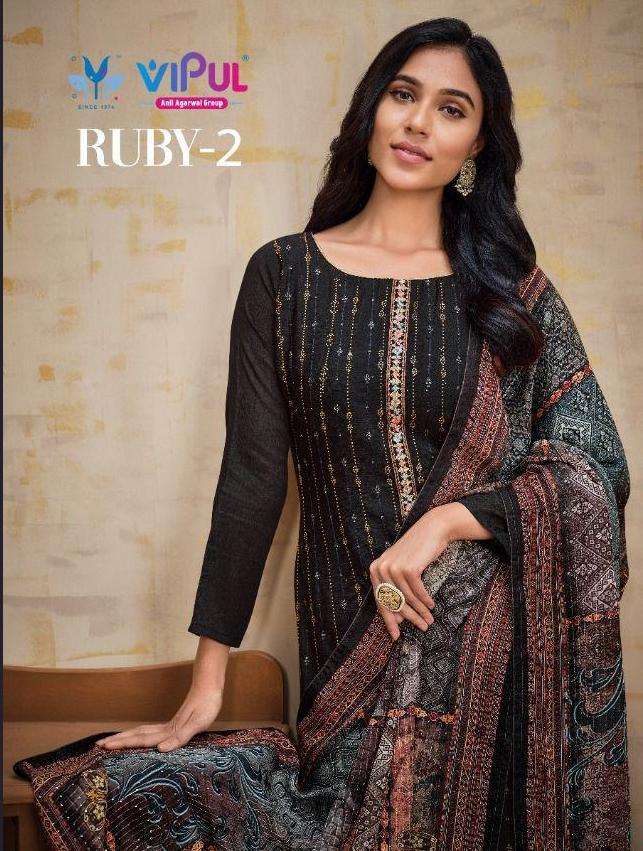 vipul fashions ruby vol 2 party wear suits design latest 
