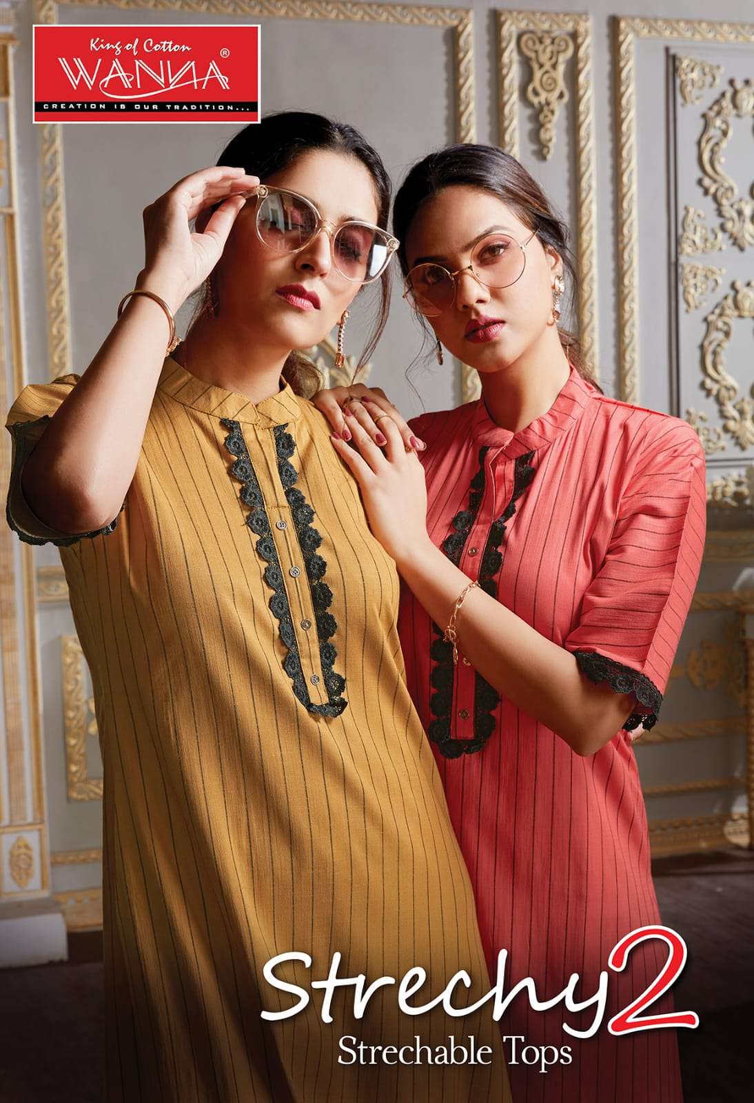 wanna strechy vol 2 casual wear fancy kurti supplier