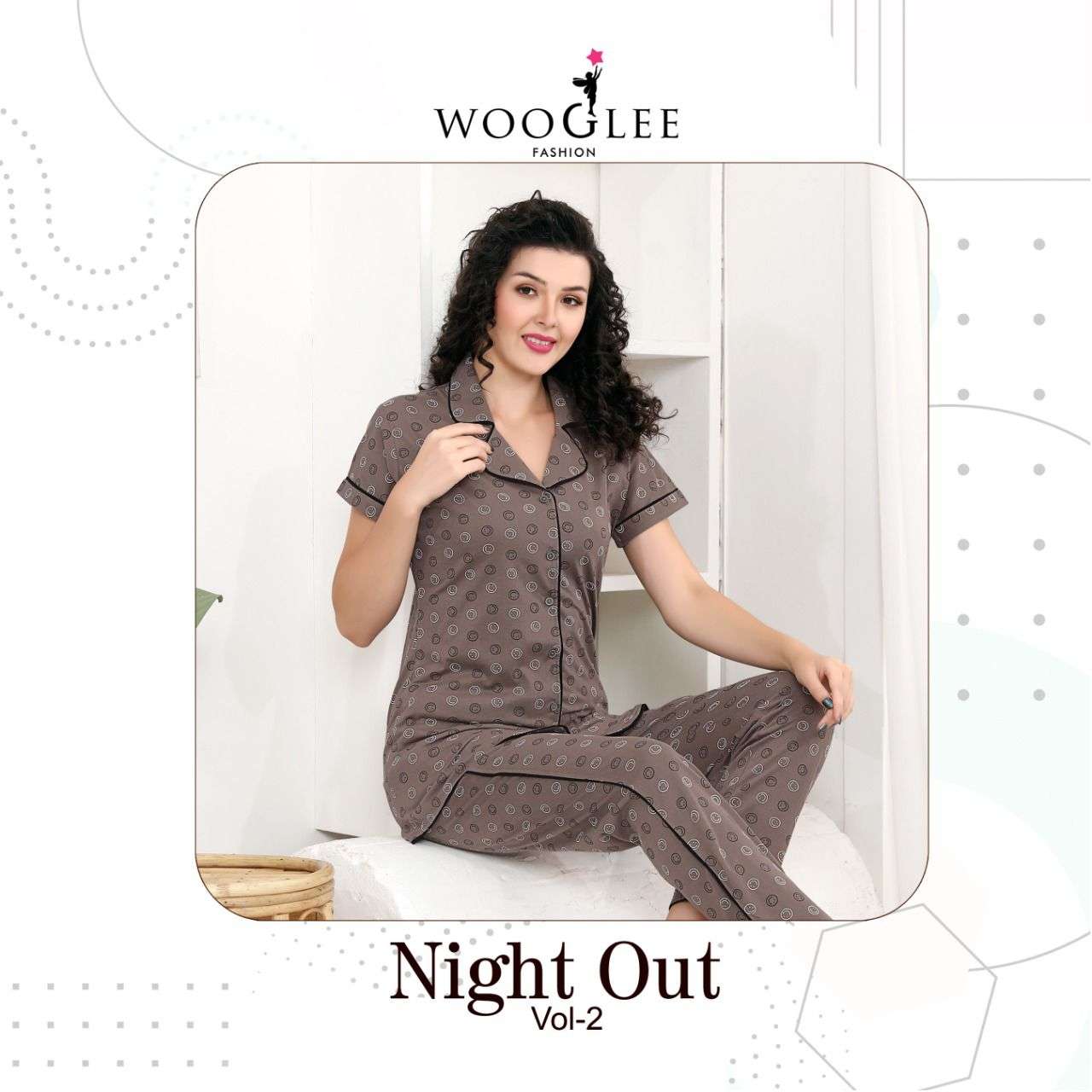 wooglee night out vol 2 heavy hosiery cotton night suit