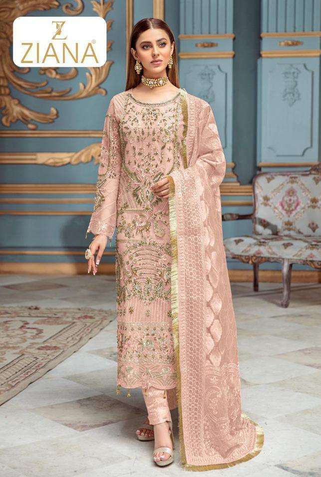 ziana 1391 design colours embroidery dress material at krishna creation surat