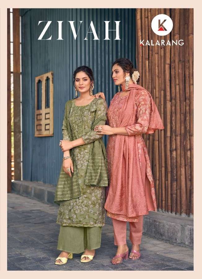 zivah by kalarang muslin designer fancy dress materials