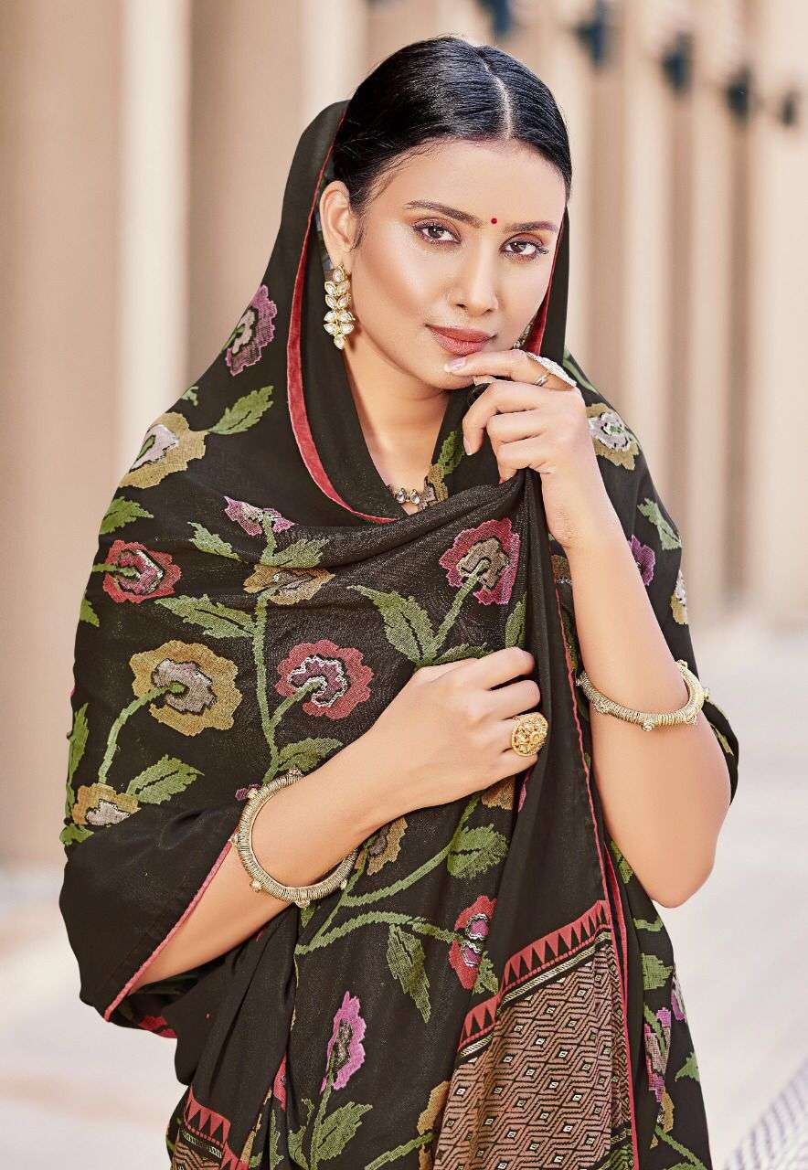 5d designer kaviraa crape georgette sarees wholesaler 