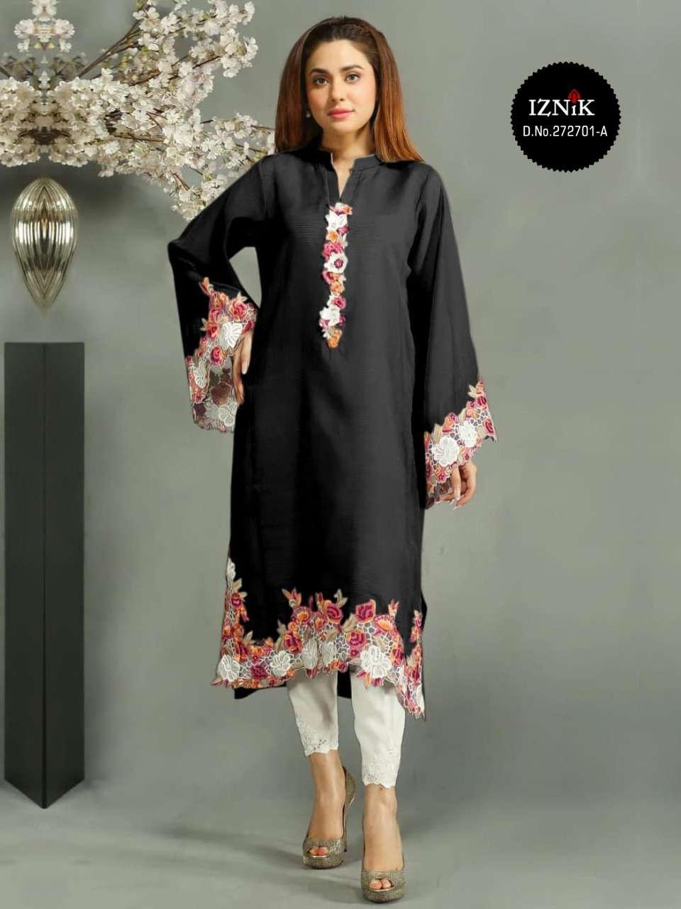 iznik 272701 exclusive readymade pakistani embroidery fancy dresses