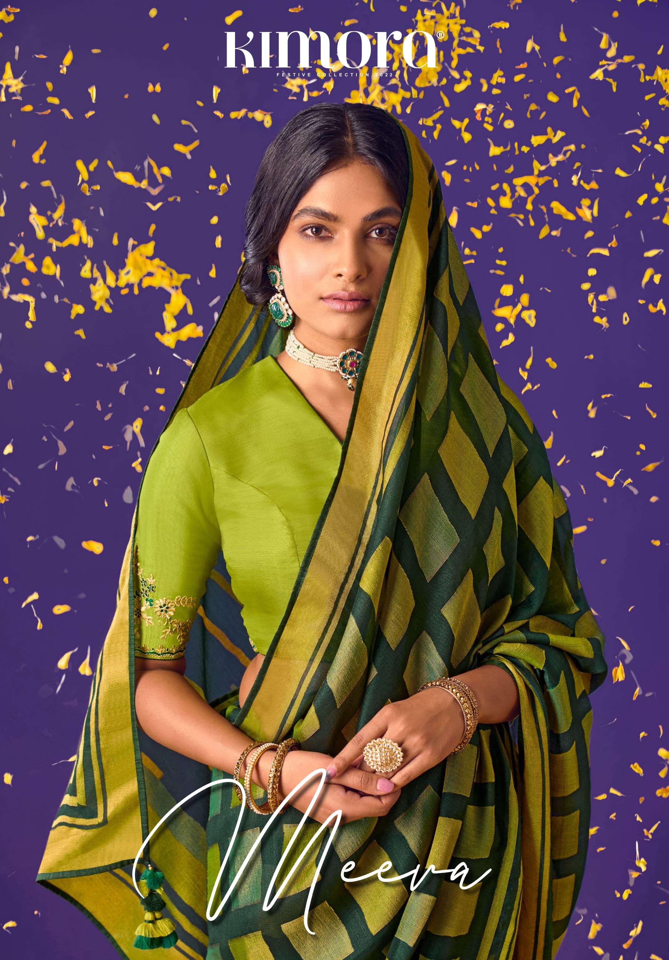 kimora meera vol 6 16001-16011 series brasso fancy latest sarees design 