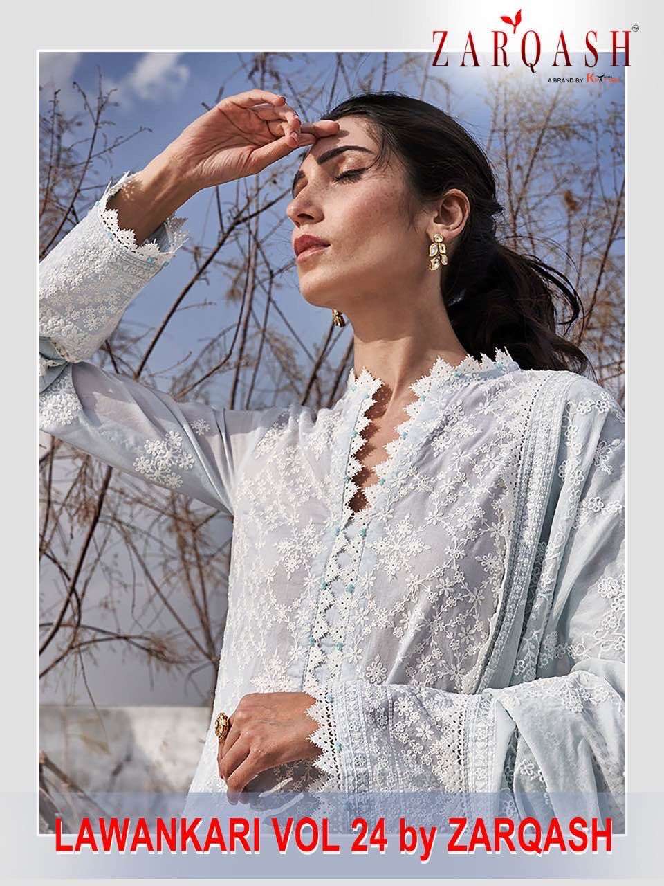 lawankari vol 24 by zarqash cotton pakistani dresses wholesaler