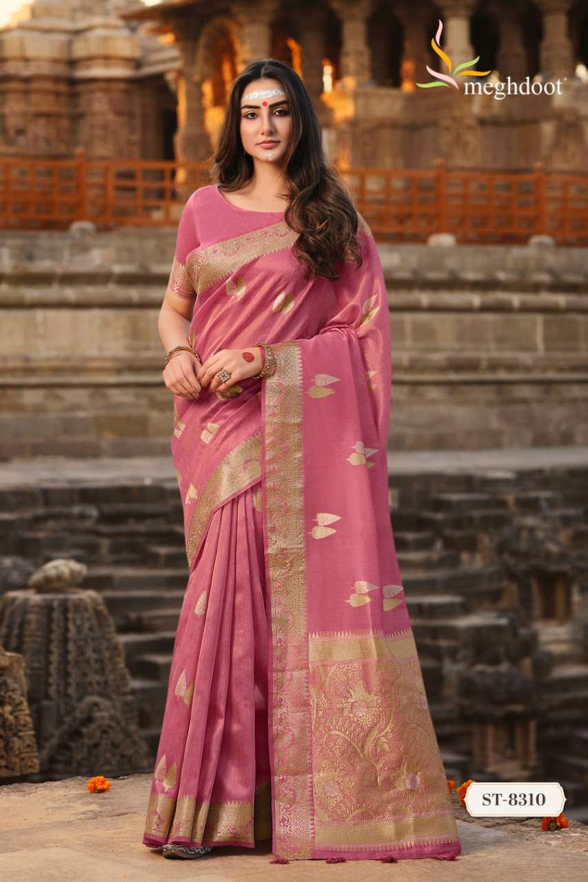 meghdoot shuddhi soft tissue silk sarees wholesale price 