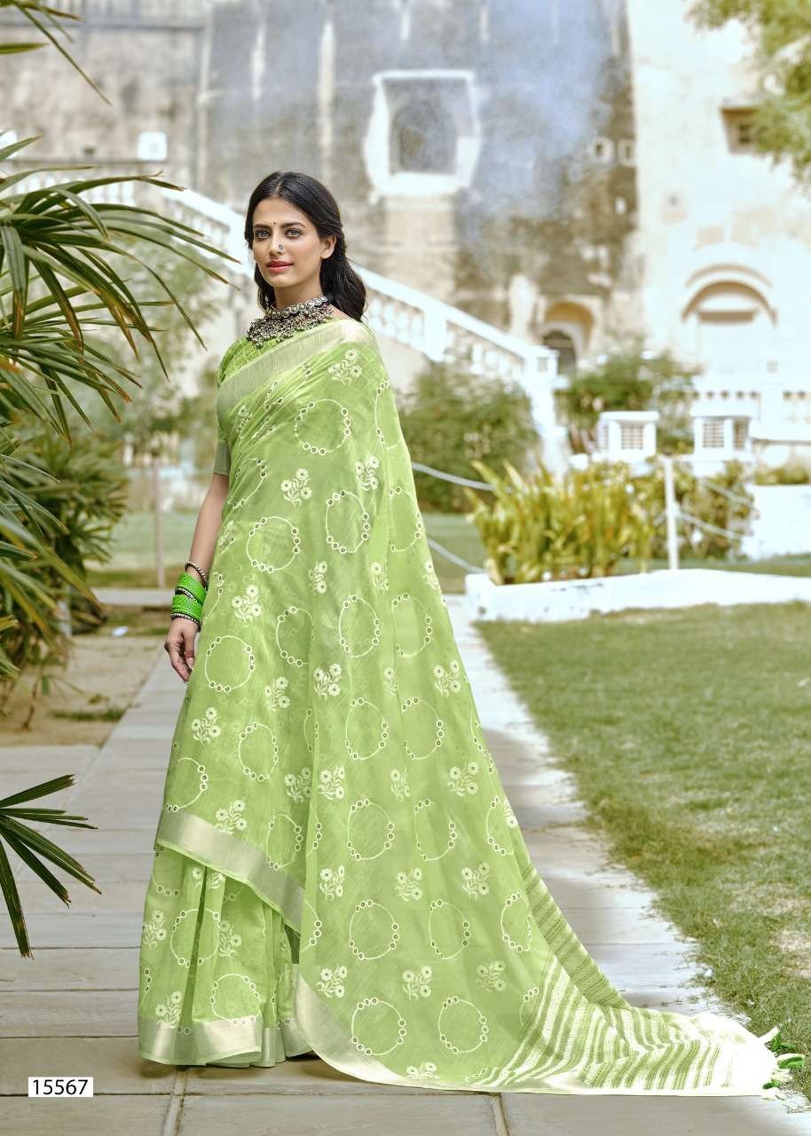 mem sahiba by triveni cotton designer saree wholesaler