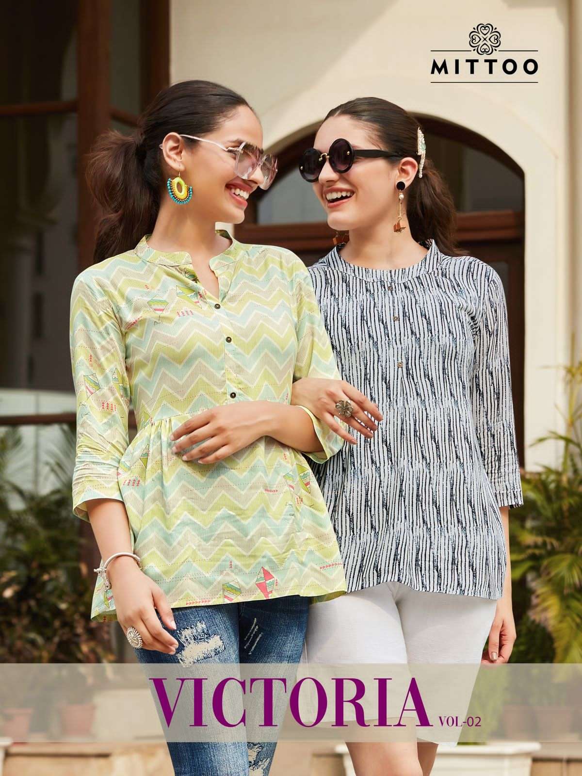 mittoo victoria vol 2 rayon designer fancy girls top