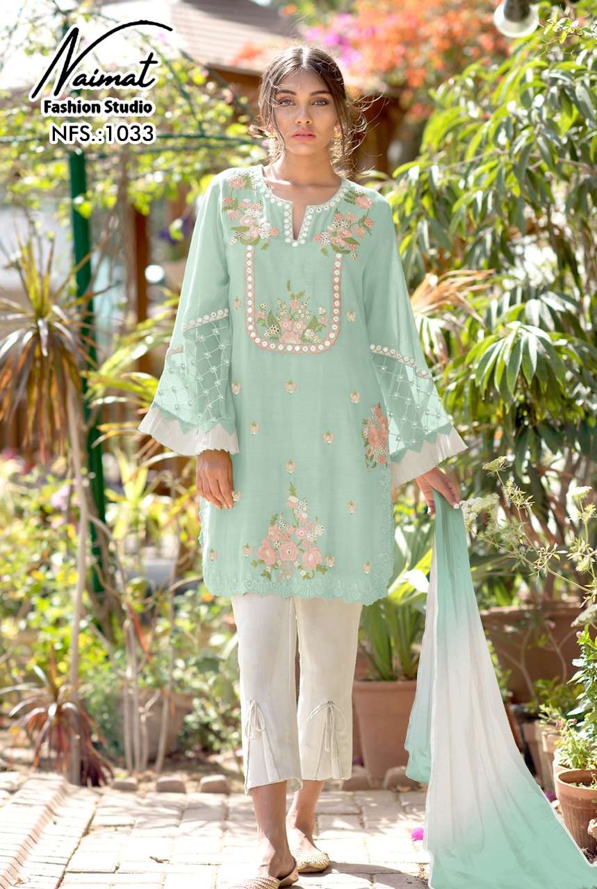 nfs 1033 by naimat fashion studio georgette pakistani readymade suits