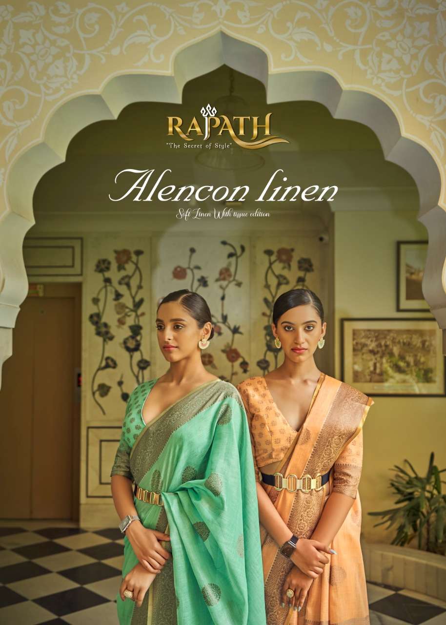 rajpath alencon linen sarees authorized supplier 