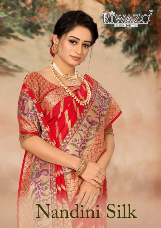 riwazo nandini silk rich weaving banarasi silk sari wholesaler