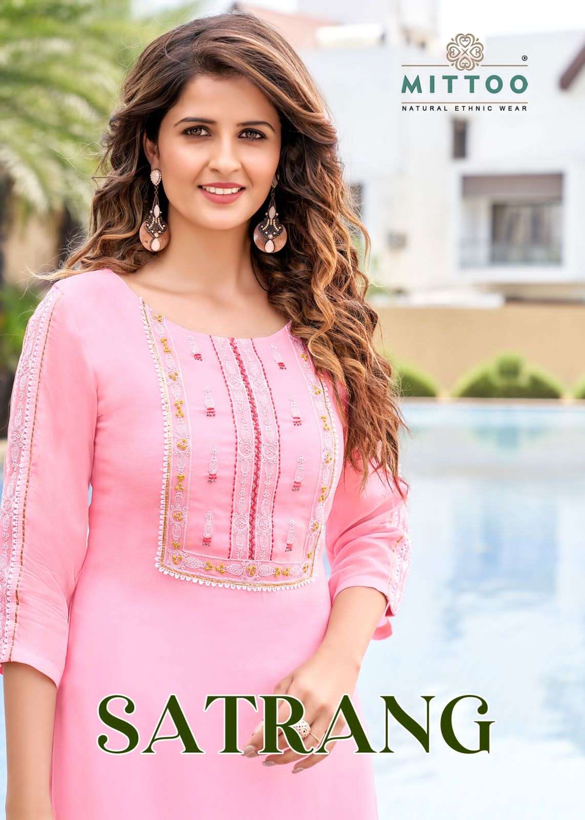 satrang by mittoo viscose georgette daily wear fancy kurtis