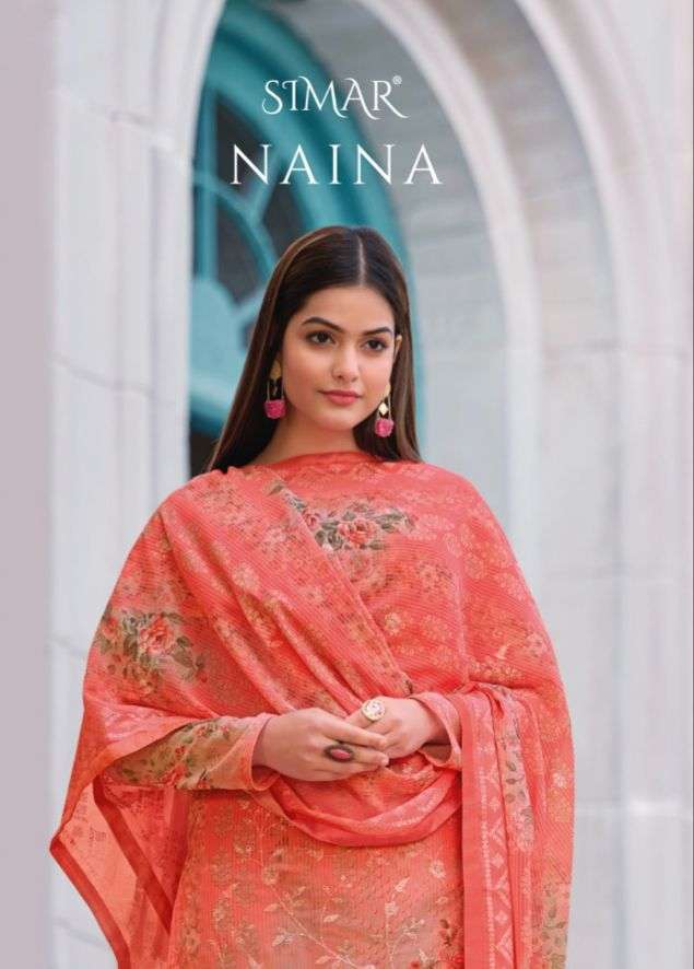 simar naina by glossy georgette salwar kameez collection