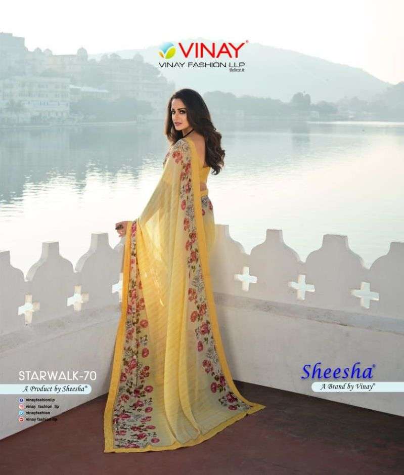 starwalk vol 70 by vinay sheesha 24721-24728 series beautiful printed sarees 