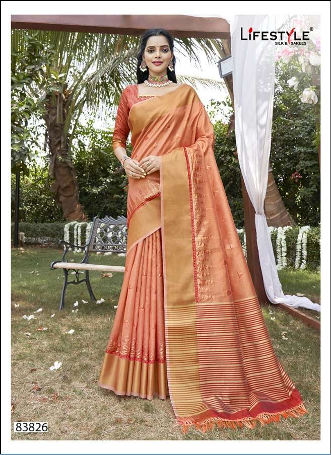 sun light vol 1 by lifestyle party wear organza saree exporter