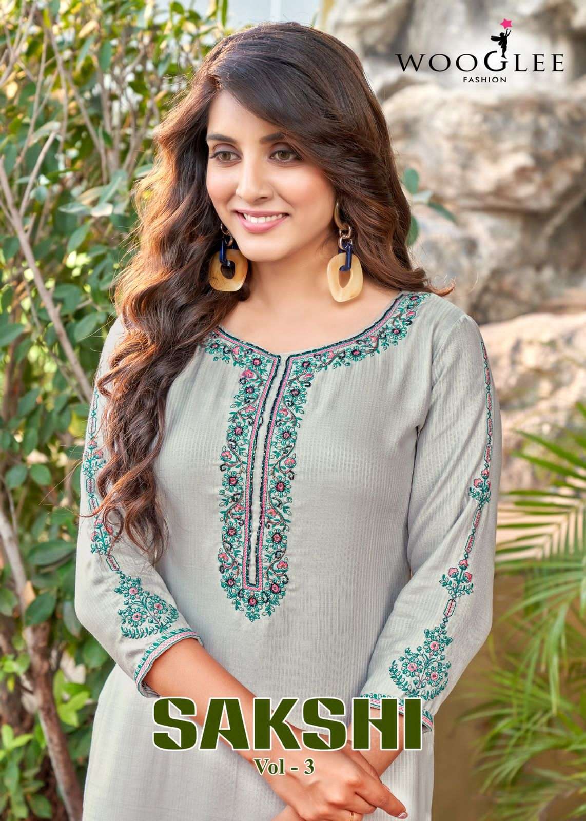 wooglee sakshi vol 3 rayon simple ladies kurti wholesaler 