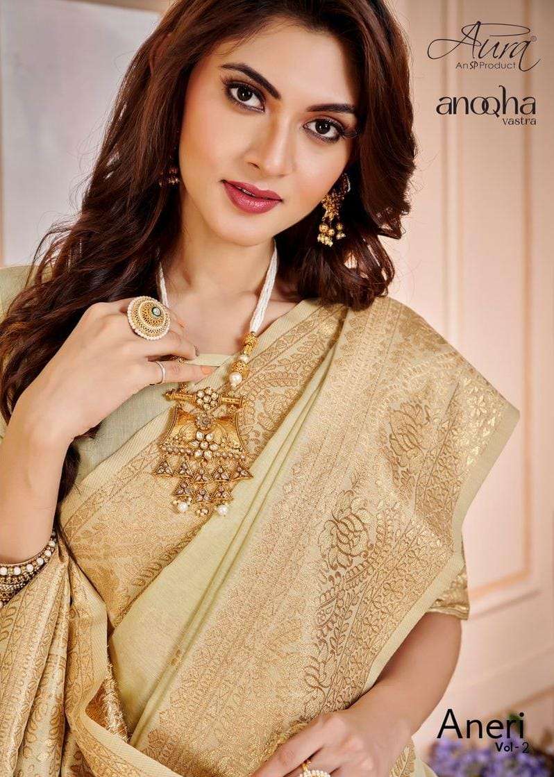 aneri vol 2 by aura anoqha vastra cotton silk designer fancy sarees