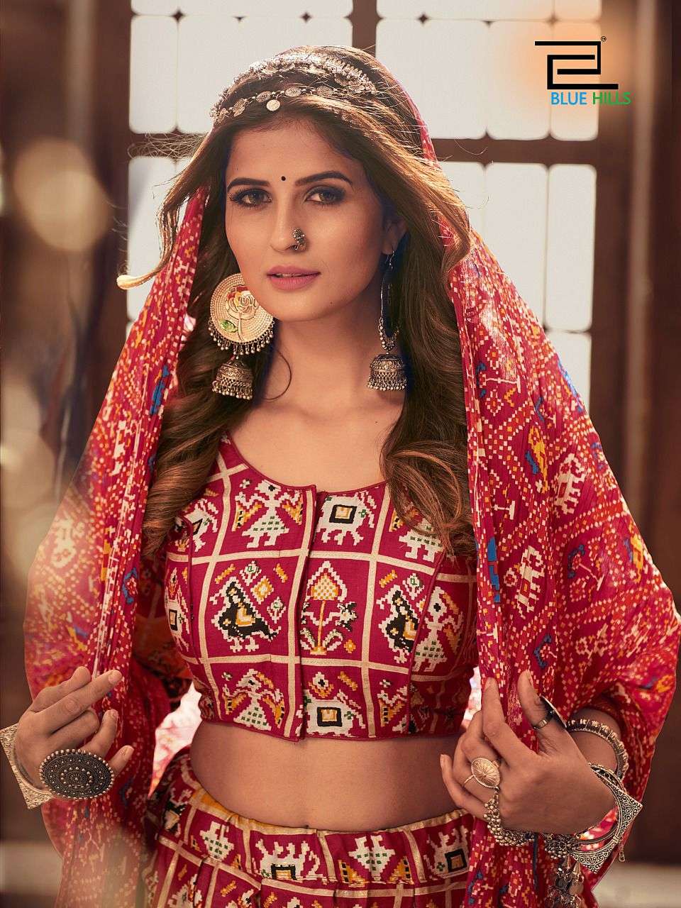 blue hills navratri nights 2022 ready to wear traditional lehanga blouse dupatta set 