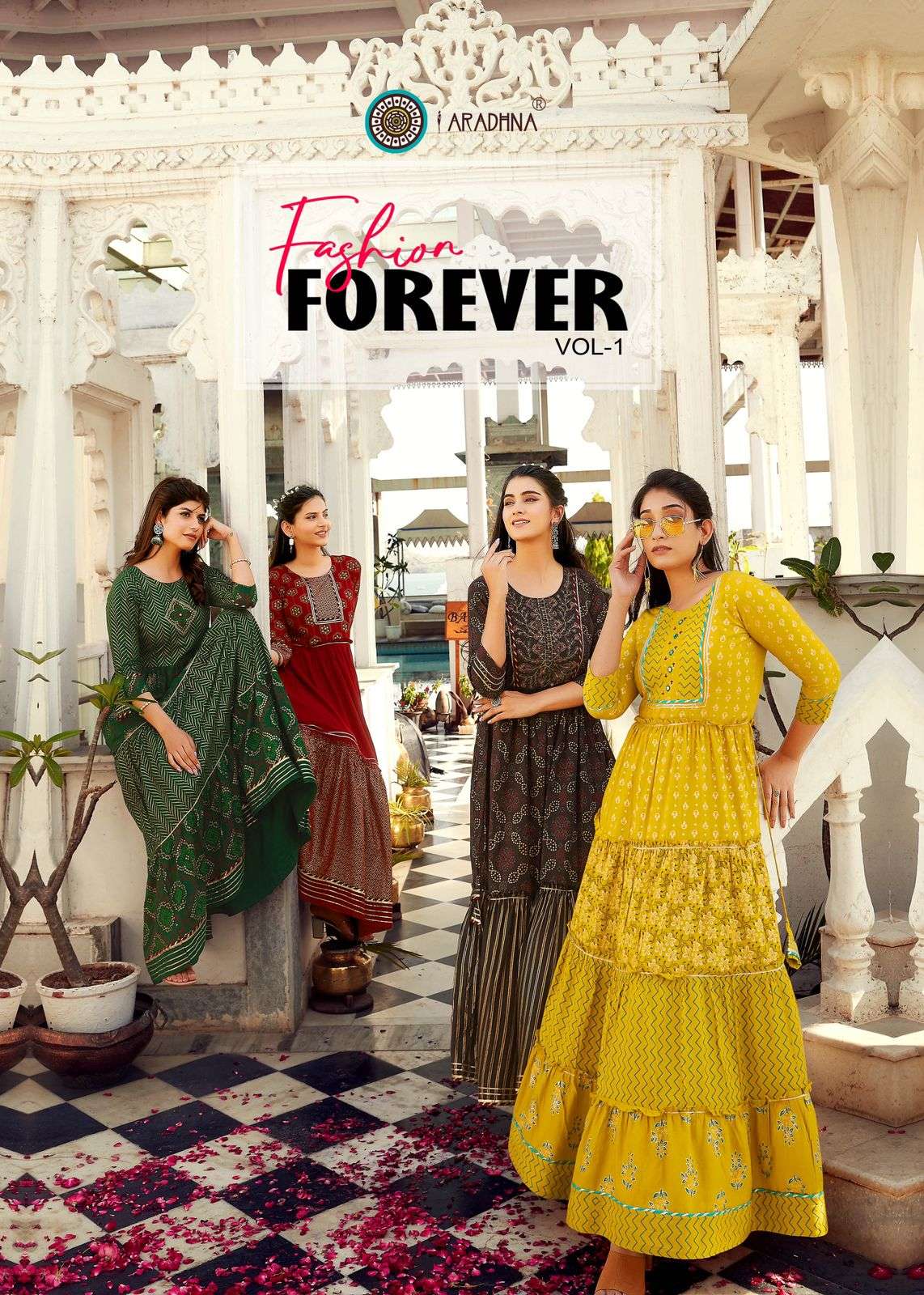 fashion forever vol 1 by aradhna rayon long gown supplier