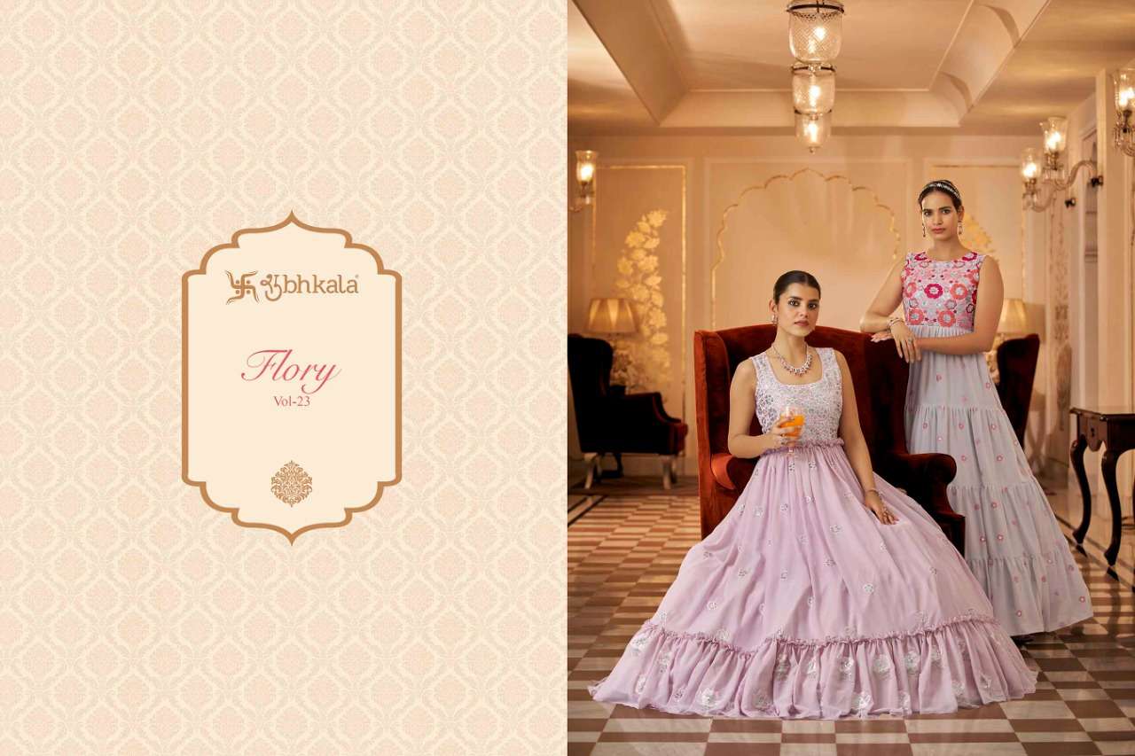 Flory Vol. 23 Festival Style Long Anarkali style Gown Collection