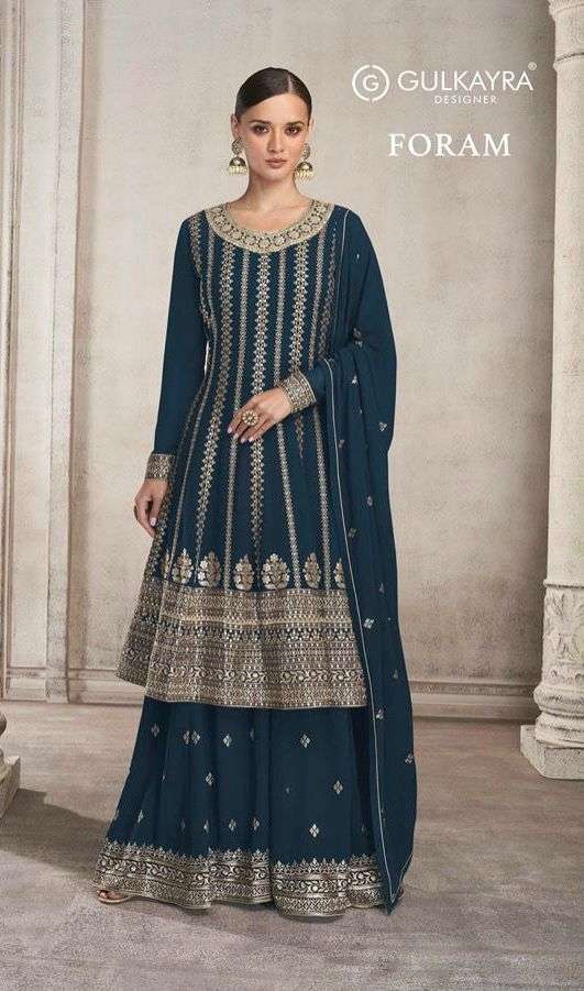 foram by gulkayra georgette readymade exclusive designer salwar kameez