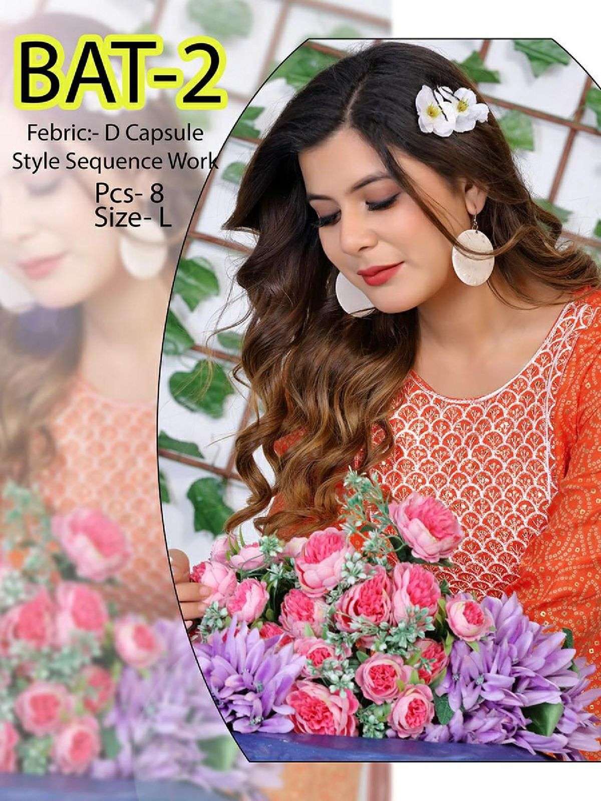 GOLDEN BAT VOL.2 Heavy D Capsule Rayon Sequence Work & Ghera Pattern KURTI CATALOG WHOLESALER BEST RATE