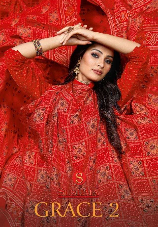 grace vol 2 by sushma crape printed daily wear sarees