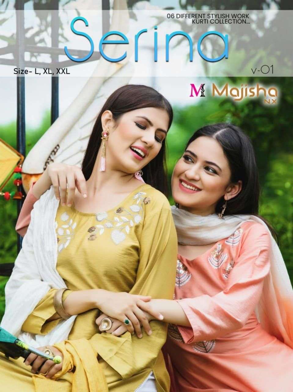 majisha nx serina vol 1 viscose silk readymade salwar kameez