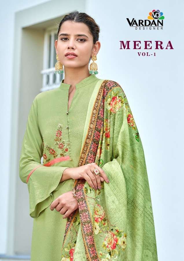 meera vol 1 by vardan rayon full stitch 3 piece collection