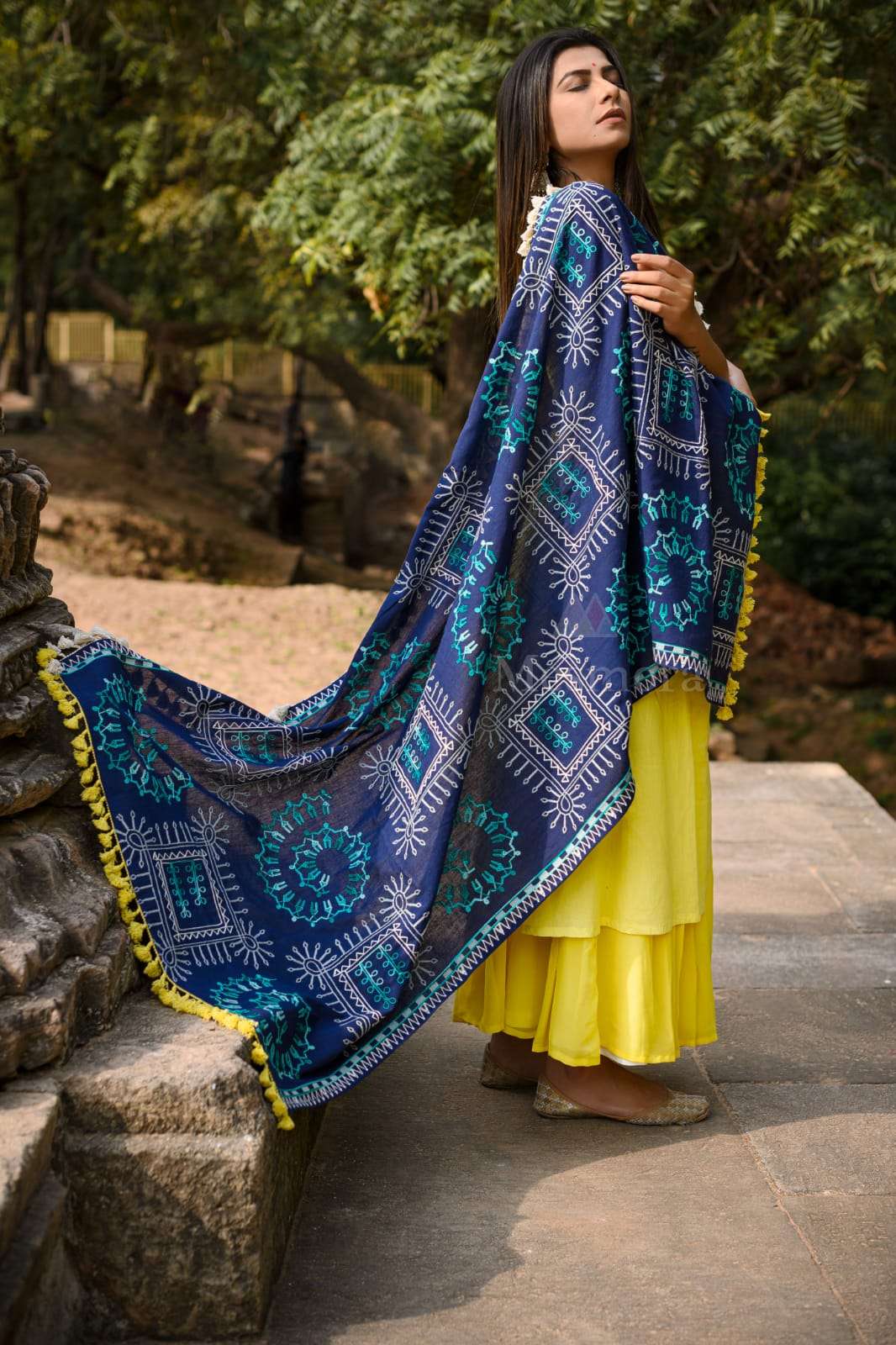 mesmora present designer fancy shawl dupatta collection