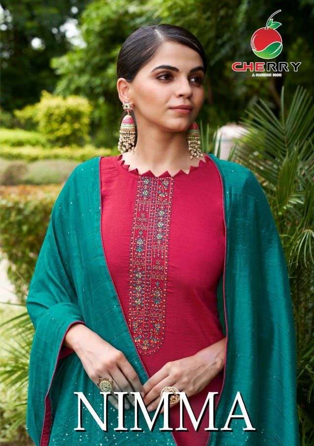 nimma by cherry silk long dresses supplier