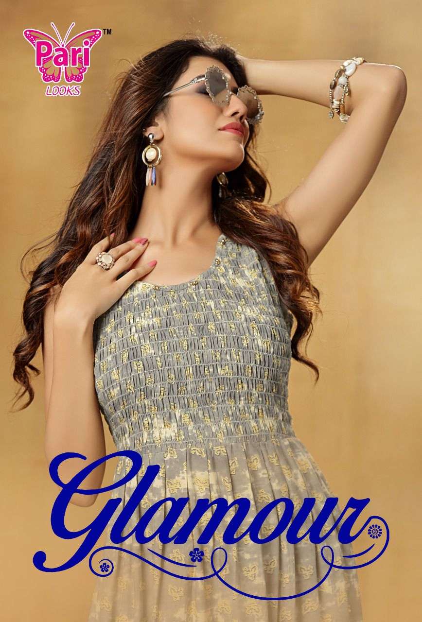 pari glamour flair style print kurti catalog for women girls 