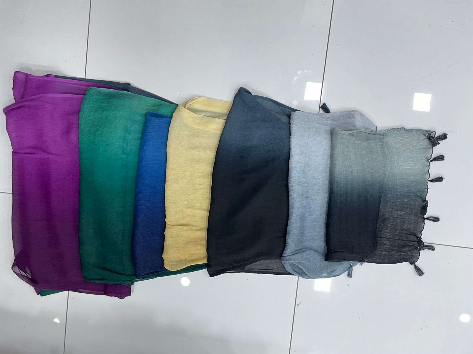 prg 013 silky stole chiffon fabrics dupatta manufacturer 