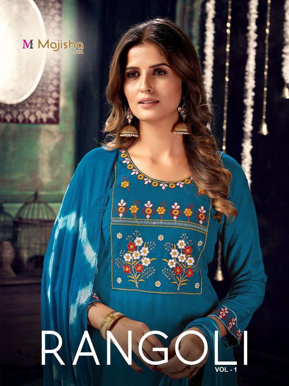rangoli vol 1 by majisha nx rayon slub readymade casual dresses