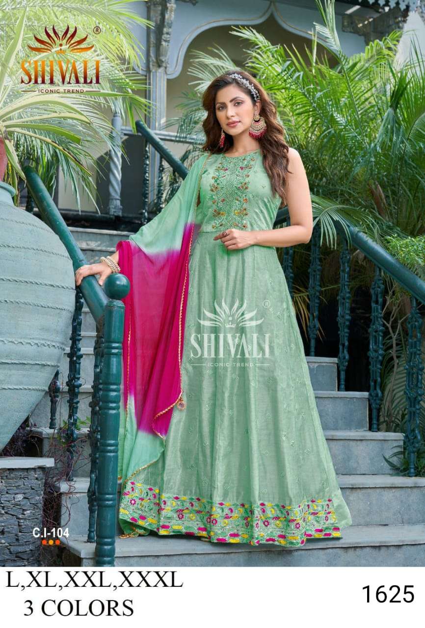 shivali launch combo design silk gown new collection pick & choose 