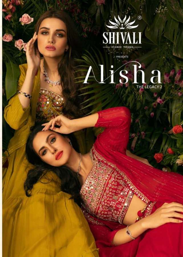 shivali present alisha the legacy vol 2 exclusive indo western crop top collection