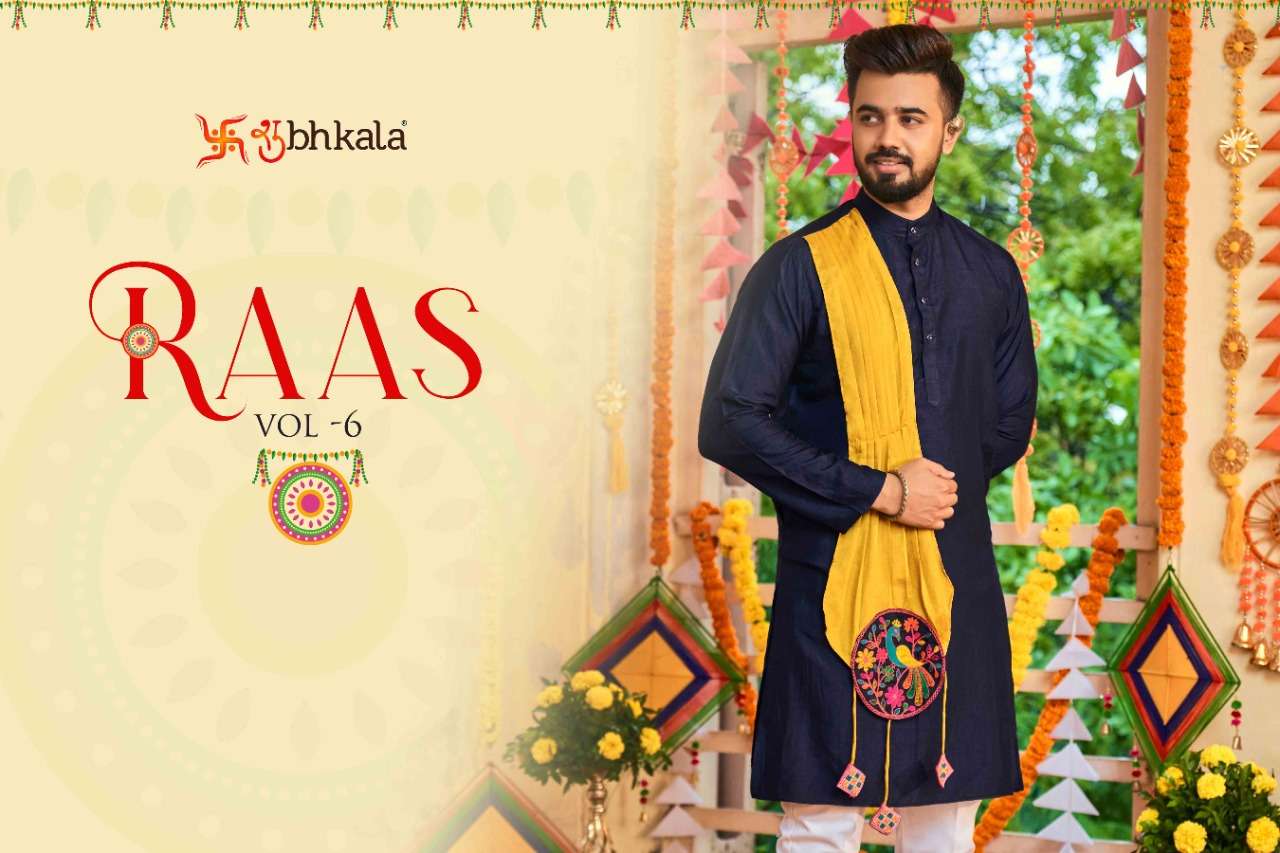 shubhkala raas vol 6 new festival navratri mens wear collection 