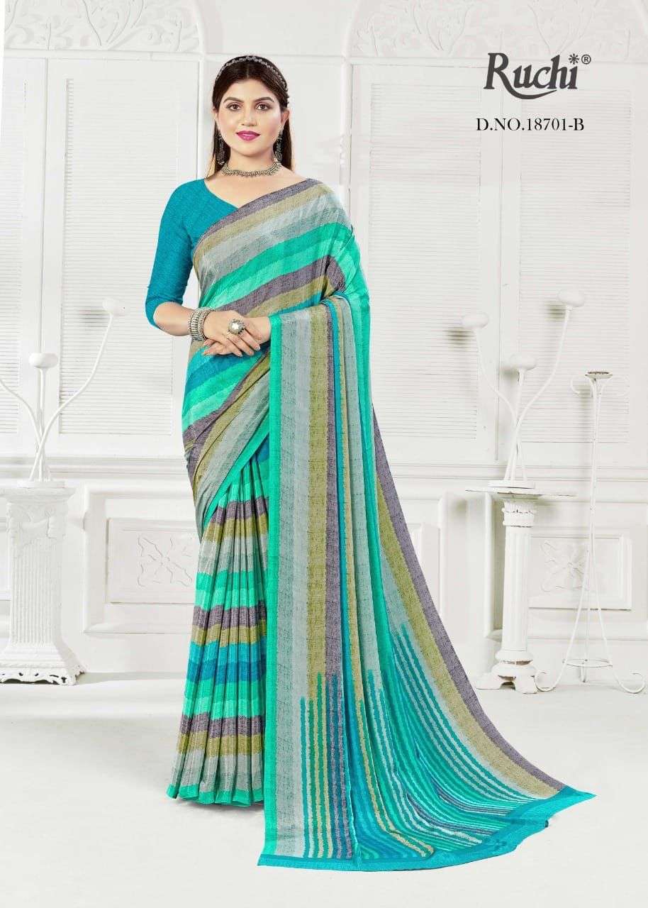 vivanta silk 18701 by ruchi silk crape printed sarees