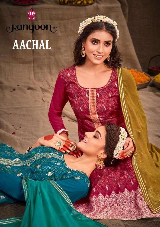 aachal by rangoon readymade traditional salwar kameez