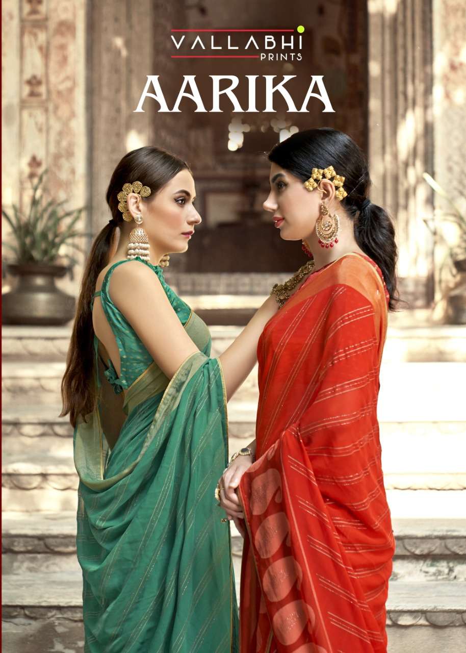 aarika by vallabhi printed brasso designer sarees
