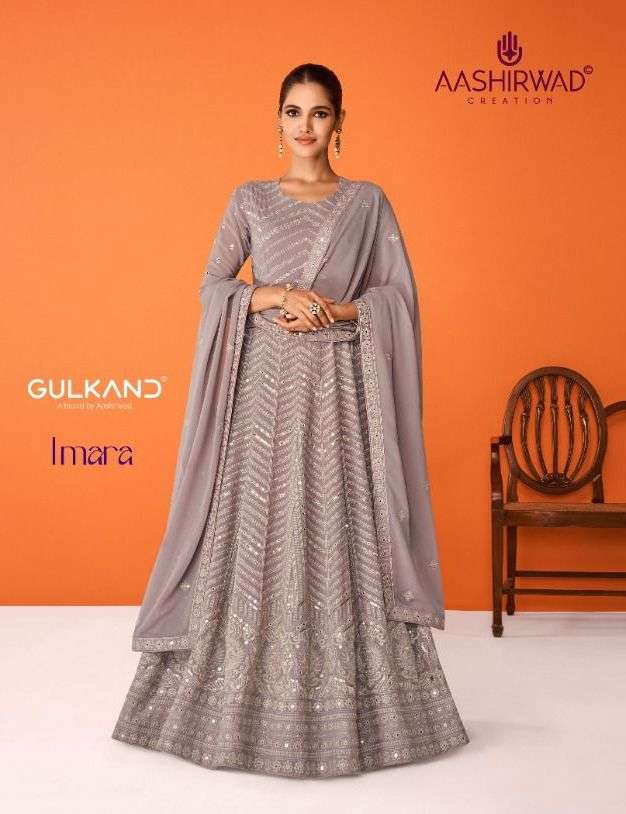 aashirwad imara by gulkand exclusive readymade long suits