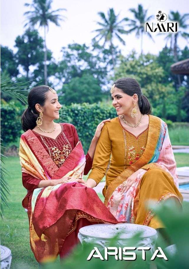 arista by naari parampara silk fancy salwar kameez