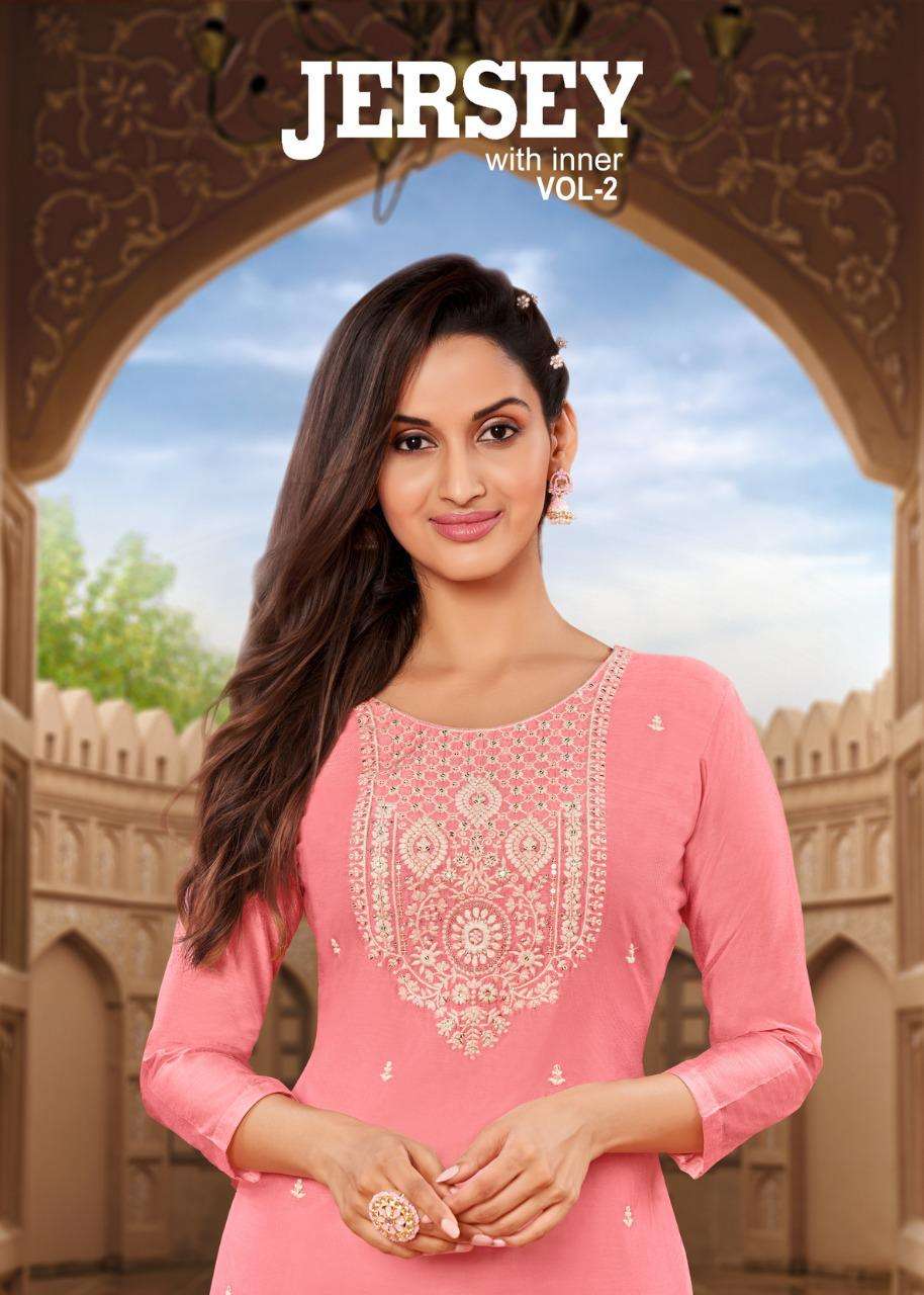 artio jersy vol 2 silk top with inner at best wholesale price kc surat 