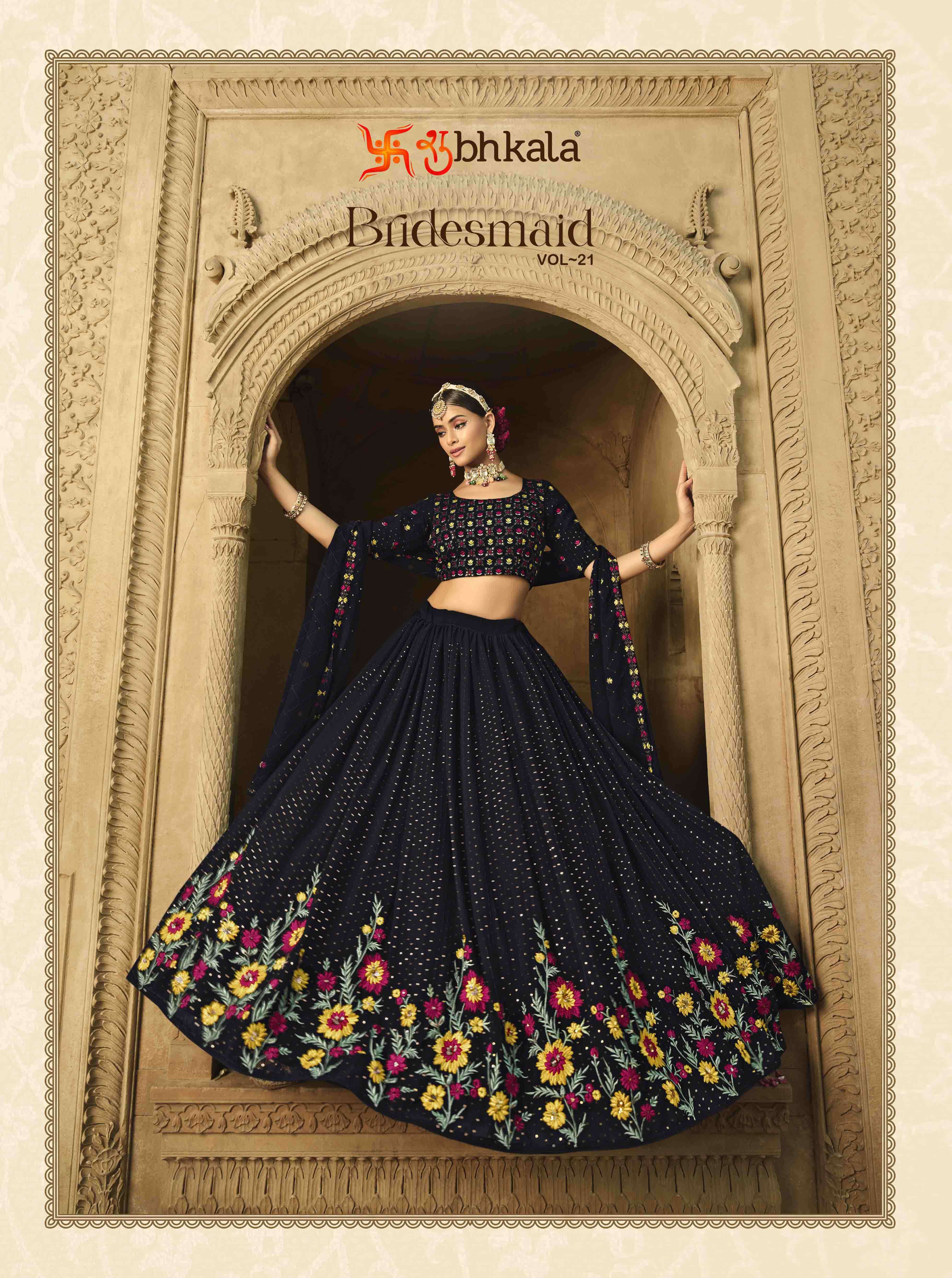 Shubhkala Bridesmaid Vol 21 Exclusive Designer Bridal Lehenga Choli