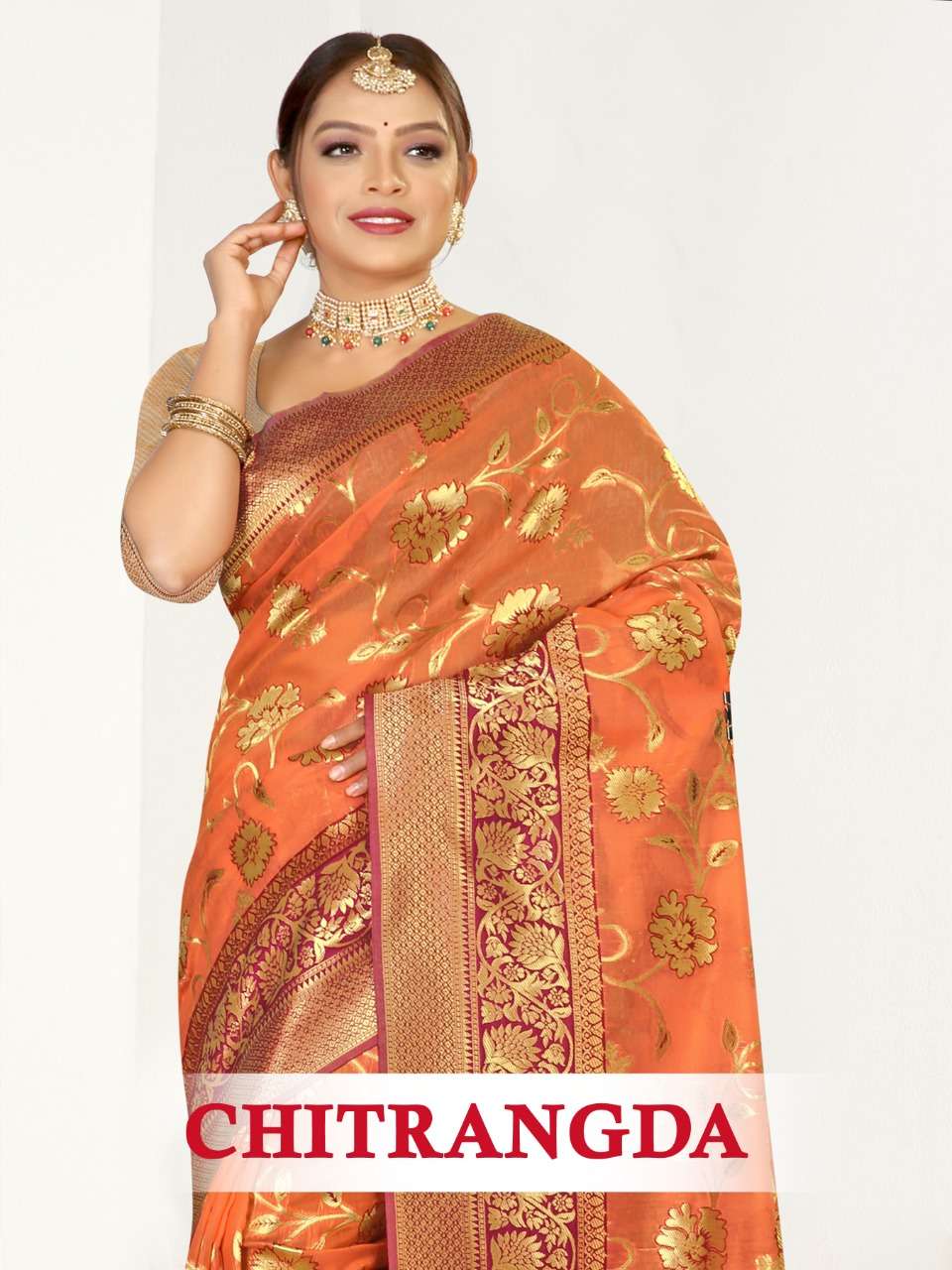 Chitrangda by ranjna saree cotton casual wear silk saree collction 
