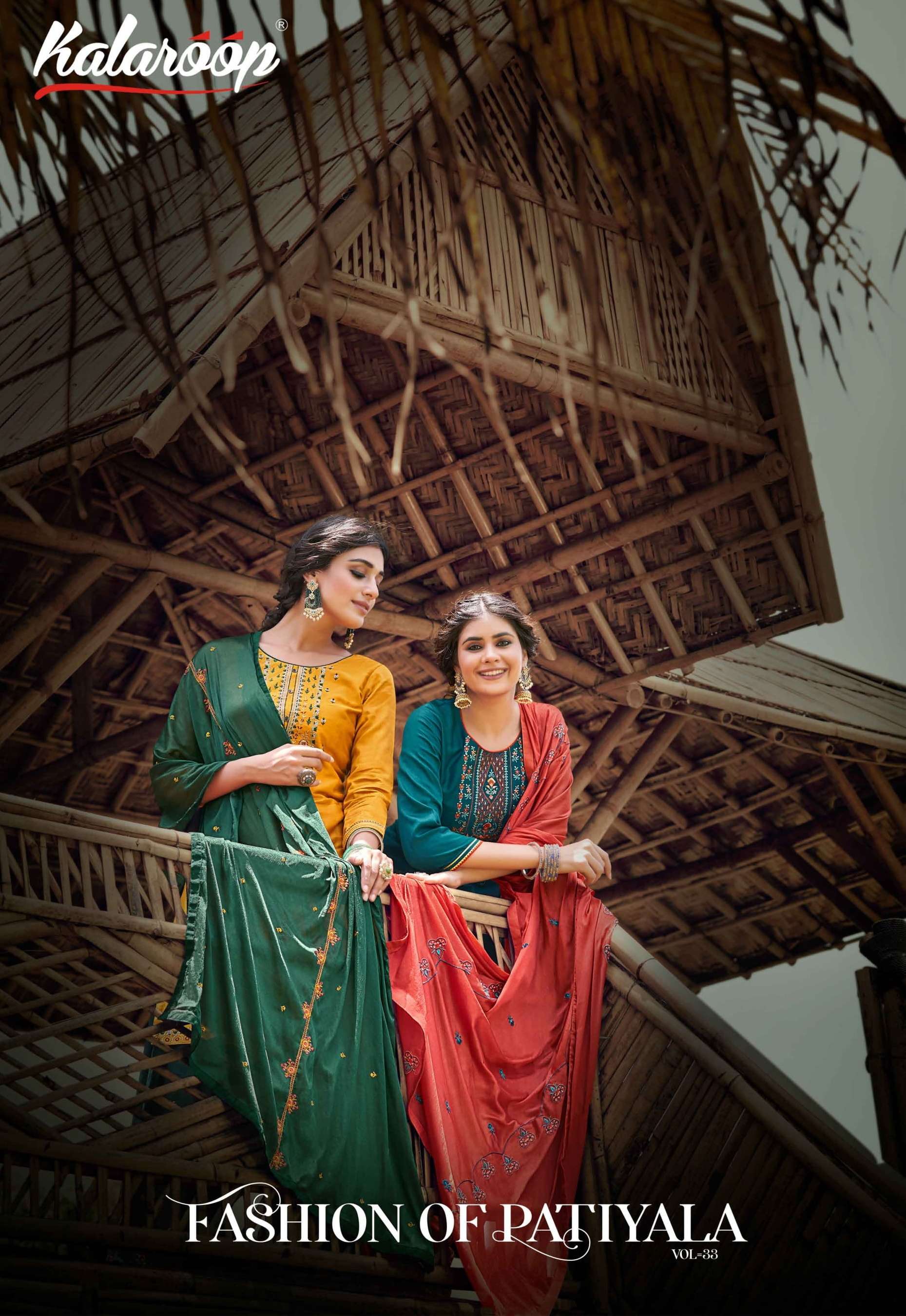 fashion of patiyala vol 33 by kalaroop jam silk readymade punjabi suits wholesale 