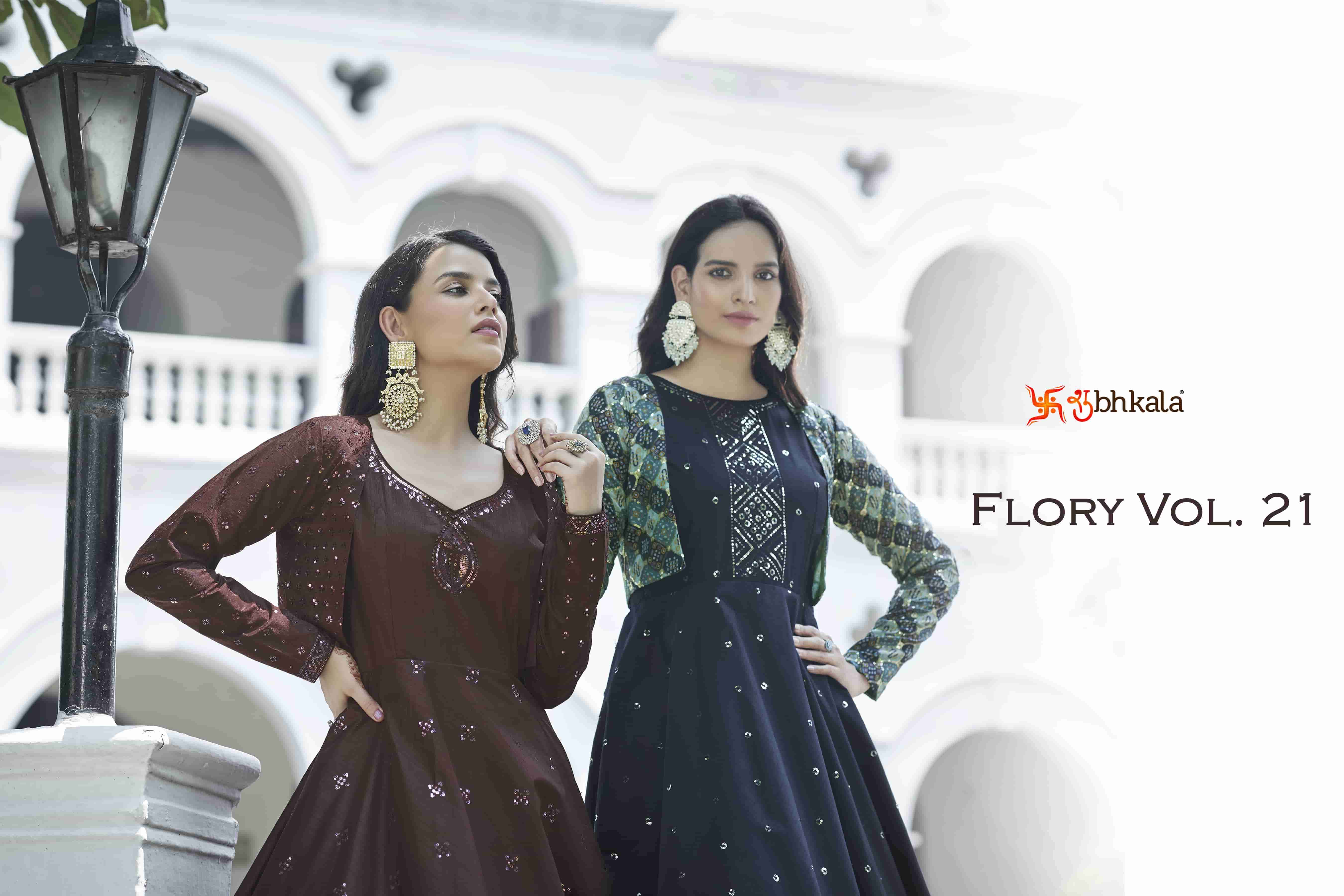 Flory Vol. 21 Festival Style Long Anarkali style Gown Collection