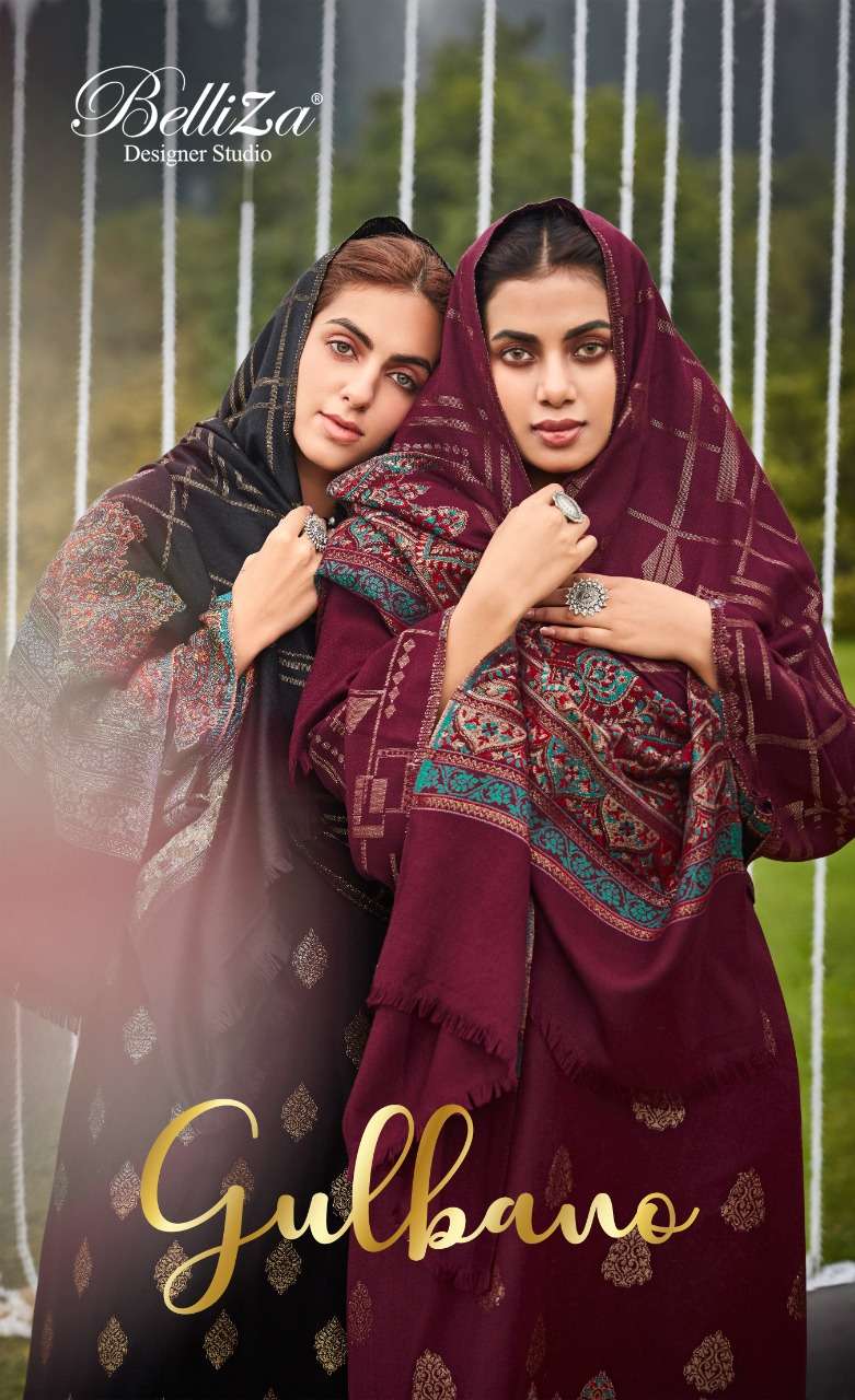 gulbano by belliza pashmina winter fancy dress materials