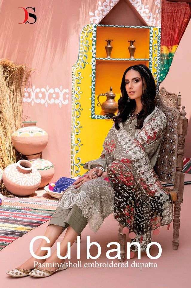 gulbano pashmina by deepsy winter pakistani dress materials